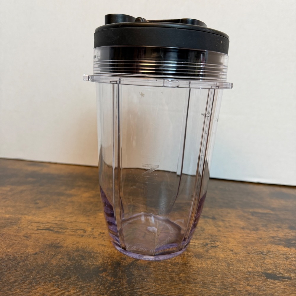 Ninja Blender Cup 16oz Clear Nutri Ninja Replacement Sip and Seal Lid